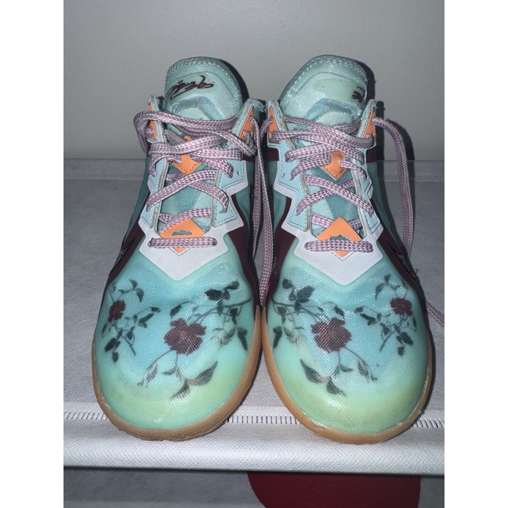 Men's Floral Performance Basketball Shoes - Mint Green